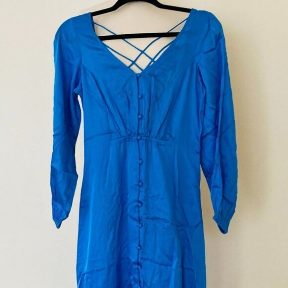 Free People Later Days Midi Dress Sz 0 NWOT $128 - Picture 4 of 15
